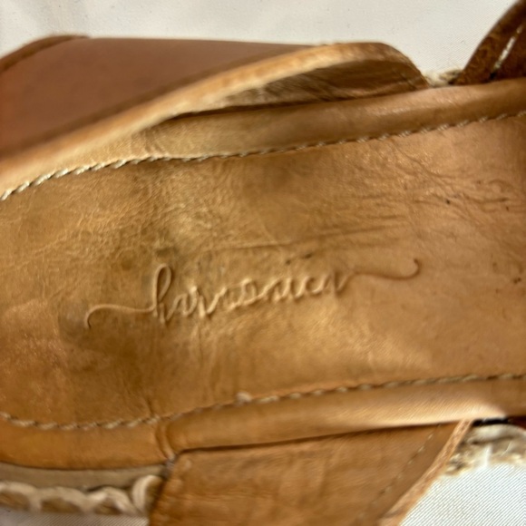 HARMONICA Sz 8.5 Sandals Huarache Fisherman Leather Espadrilles Ankle Strap - Picture 8 of 14